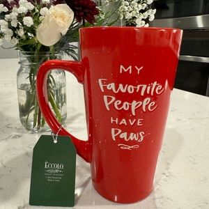 Eccolo Mug - “My Favorite People Have Paws”